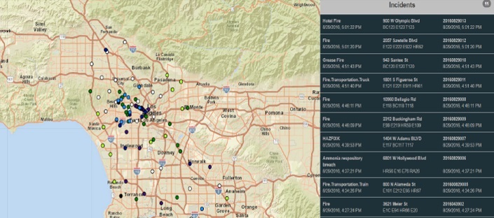 live incident map fire incident command