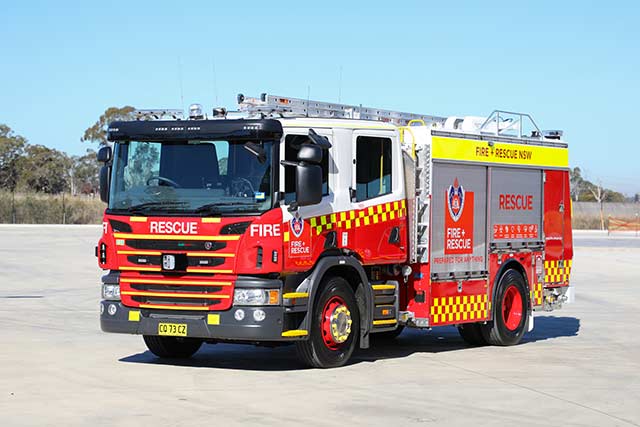 Fire and Rescue New South Wales Truck