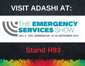 Visit Adashi at the Emergency Services Show